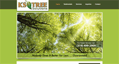 Desktop Screenshot of kstreesolutions.com